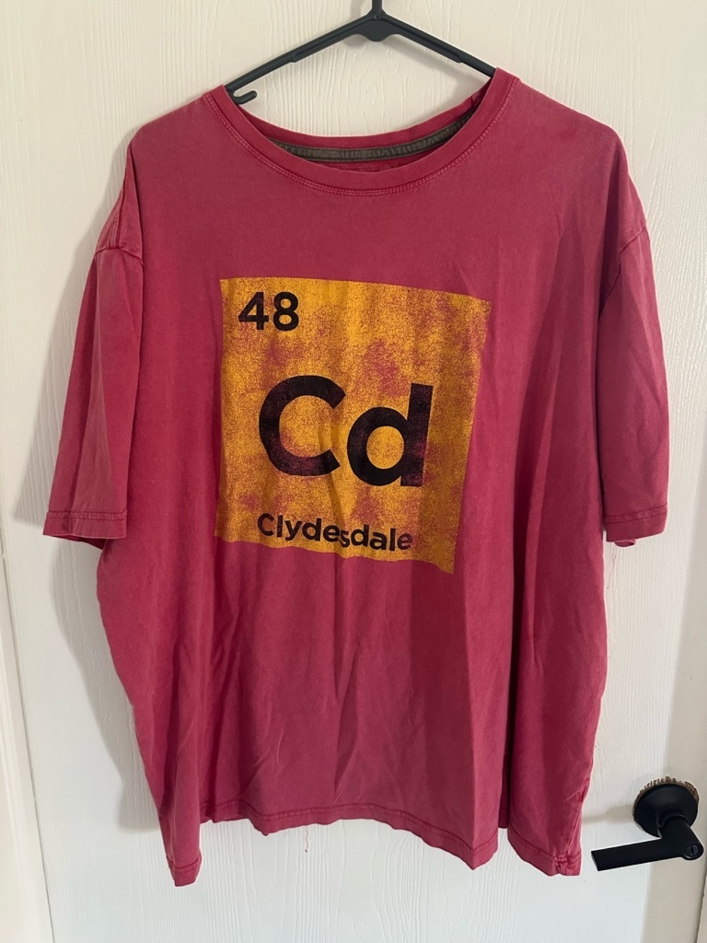 Camp David Classic Crewneck Tee in Raspberry